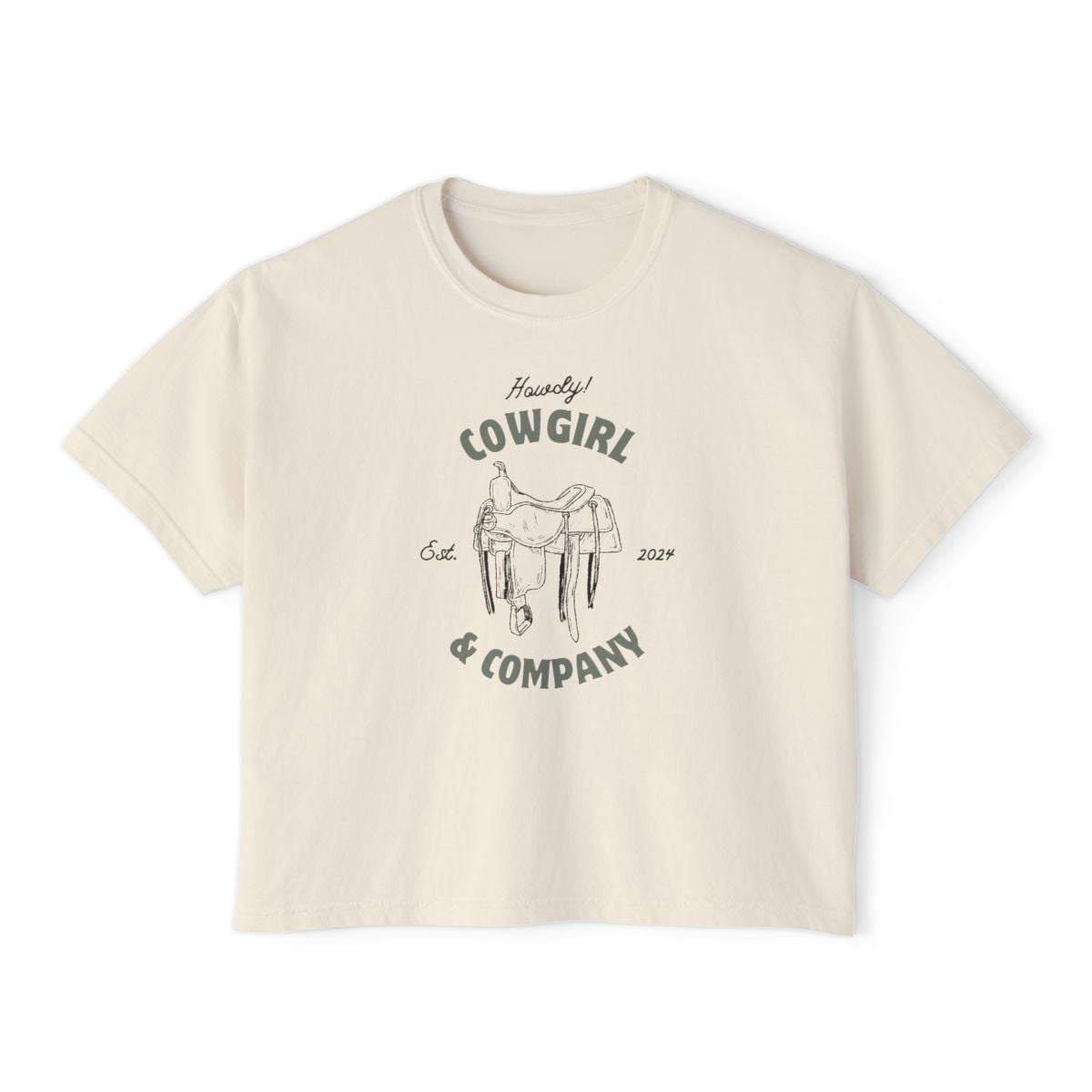 Cowgirl Cropped Tee