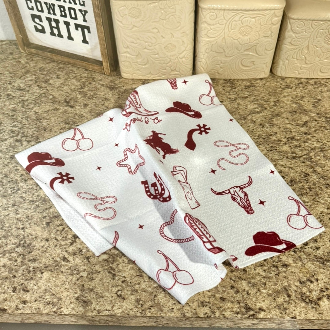 Cowboy Caviar Tea Towel