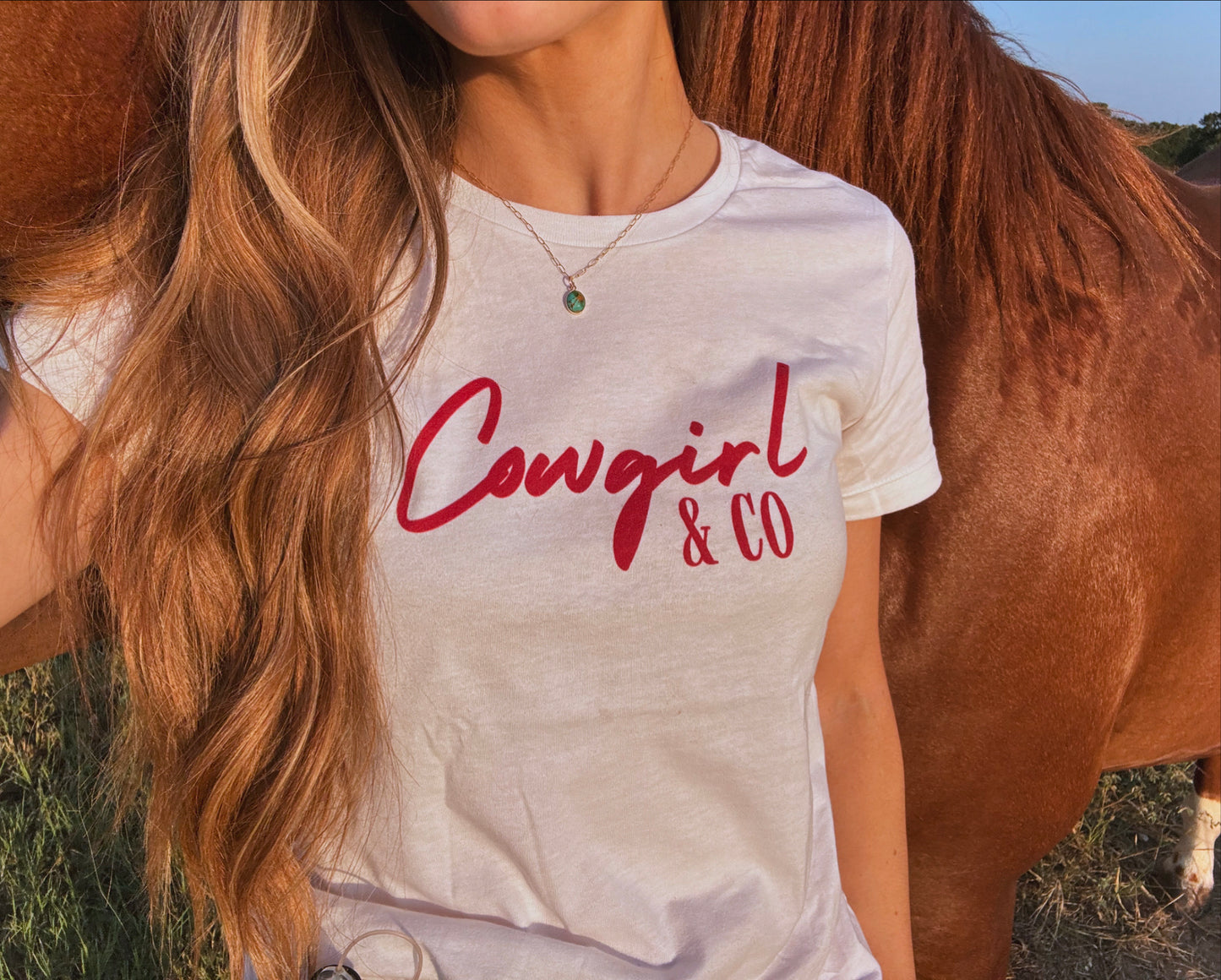 Cowgirl Logo Boyfriend Tee