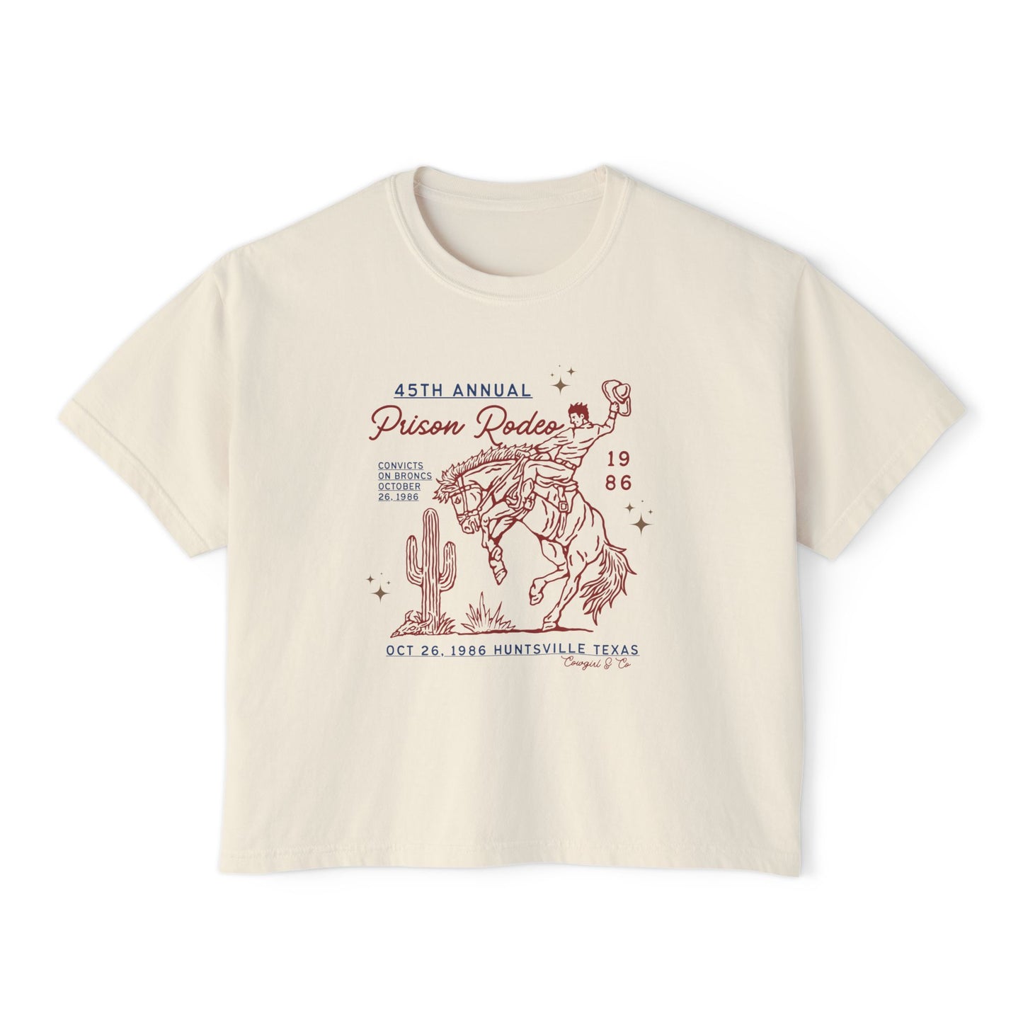 Prison Rodeo Cropped Tee
