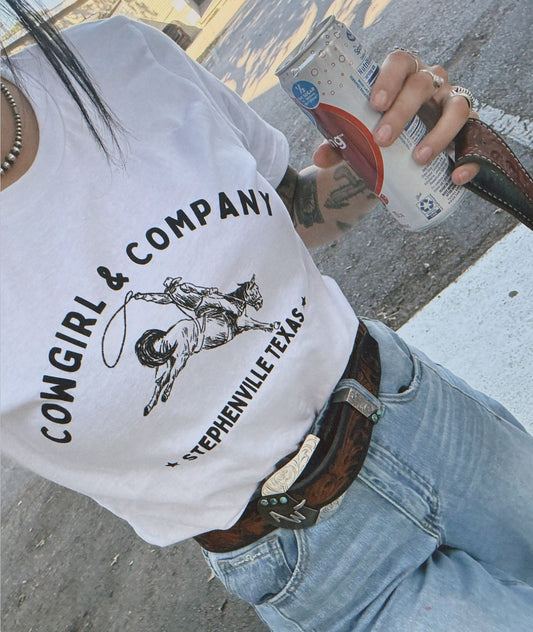 Cowboy Logo Tee